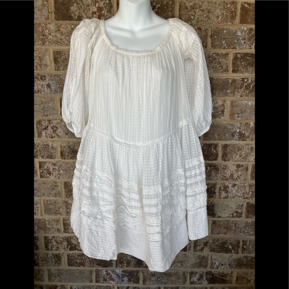 Free People Boho Blouse Olive Rose Size Small - Picture 1 of 10